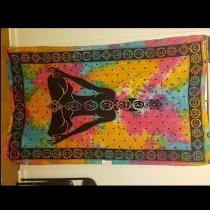 7 chakra meditation tapestry